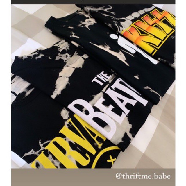 Kaos Band Tie Dye / Top / Tee / Tshirt