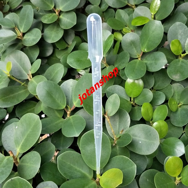 PIPET Plastik 3ml obat pakan ikan cupang artemia kutu air ncu aquarium aquascape