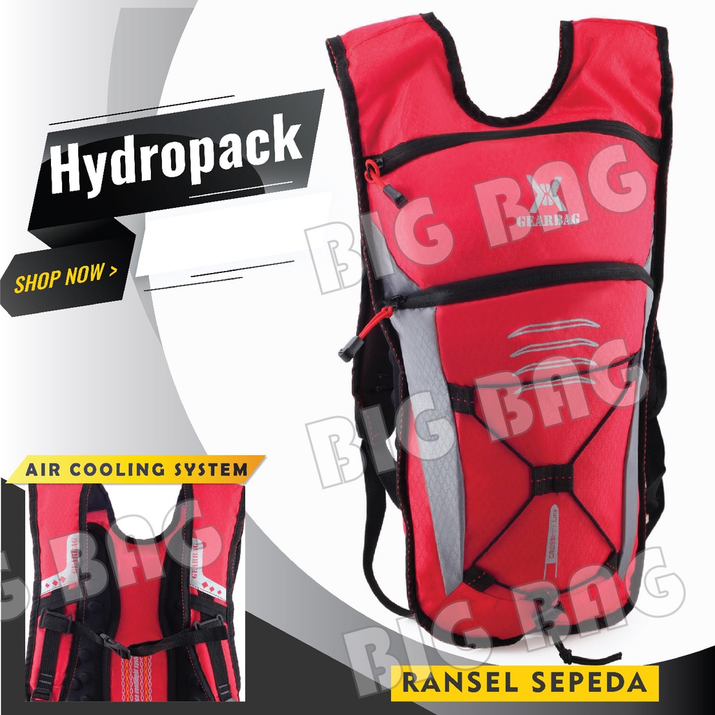 PTS - Tas Ransel Pria Gear Bag - Gimondi Hydropack Cycling Backpack Promo Diskon