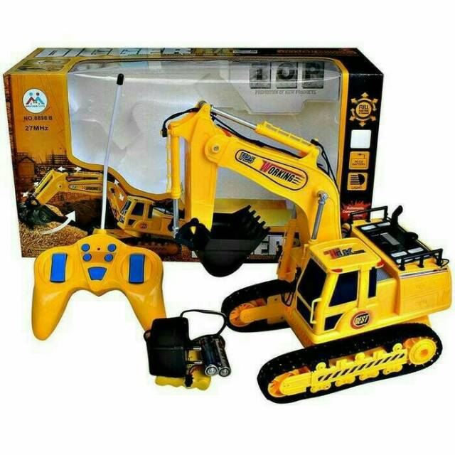 Mainan R/C Truck Digger Excavator