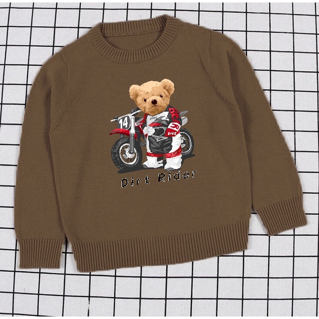 Crewneck anak Dirt Ride Sweater anak size M-XXL