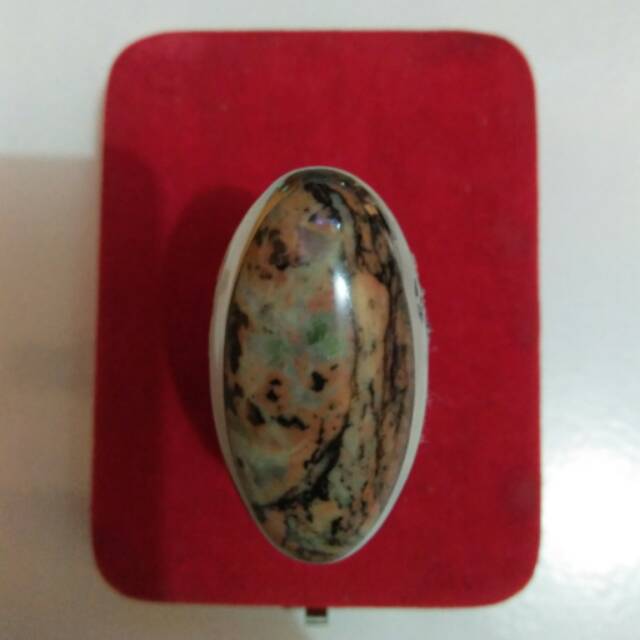 Cincin Batu Akik/Giok NATURAL GIOK KANDIH LORENG Jambi