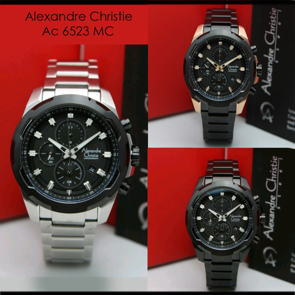 Alexandre Christie Ac 6523 / 6523 Jam Tangan Pria Original Garansi Resmi 1 Tahun