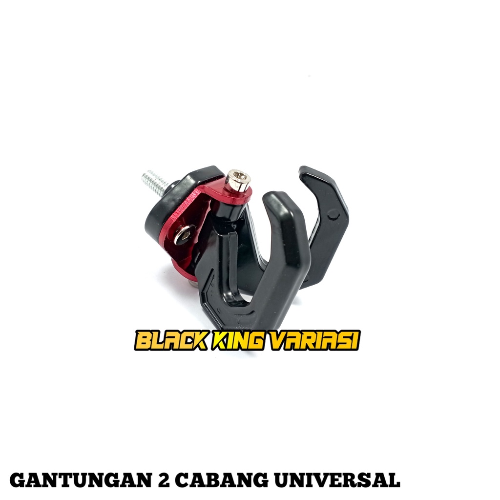 Gantungan Barang Motor Matic Cabang Full Besi Gantungan 2 Cabang Full CNC Universal Gantungan Model Cabang