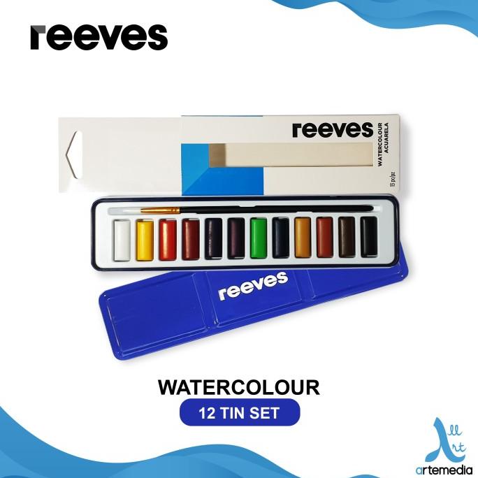 

[COD] Cat Air Reeves Watercolor Set 12 Metal Tin BIG SALE Kode 1183