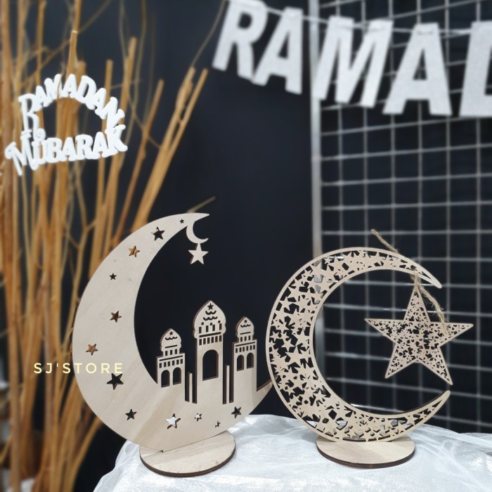 

Aksesoris dekorasi hiasan lebaran pajangan meja idul fitri hampers - Bintang