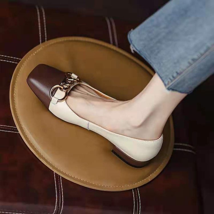 RYS - Double Circle Sepatu Heels Wanita Fashion Casual / Kantoran - Ori Import