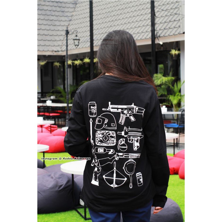 Kaos Longsleeve gamer PUBG Ultimate