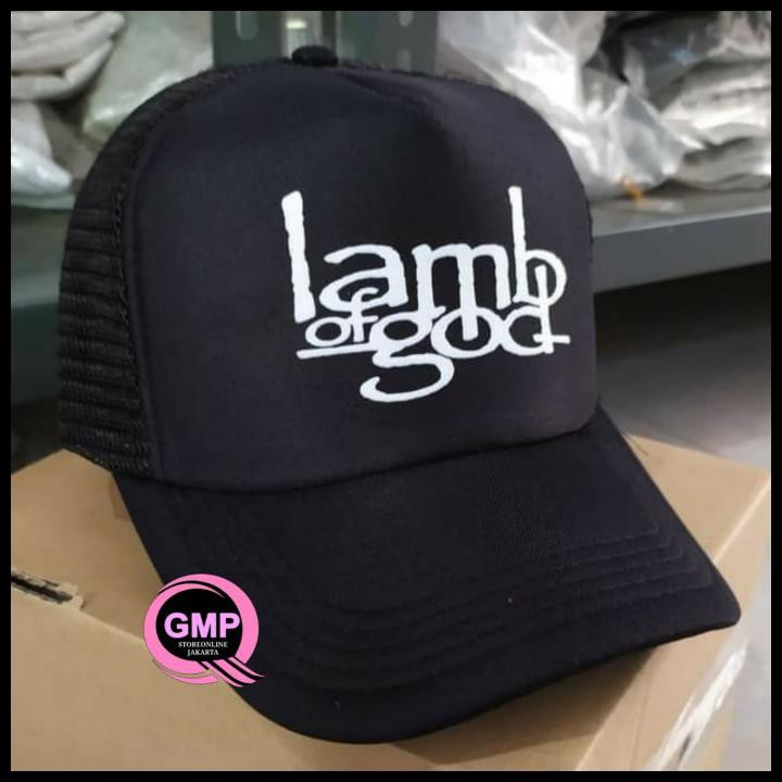 Topi Trucker Pria Lamb Of God - Baseball - C1