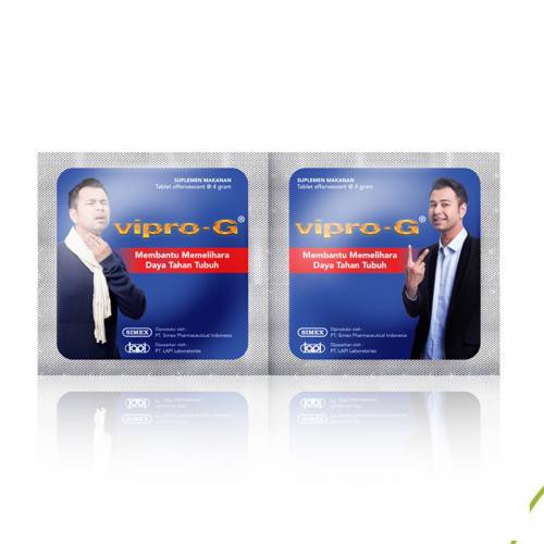 Vipro-G 1 strip @ 2 tablet // Multivitamin Daya Tahan Tubuh