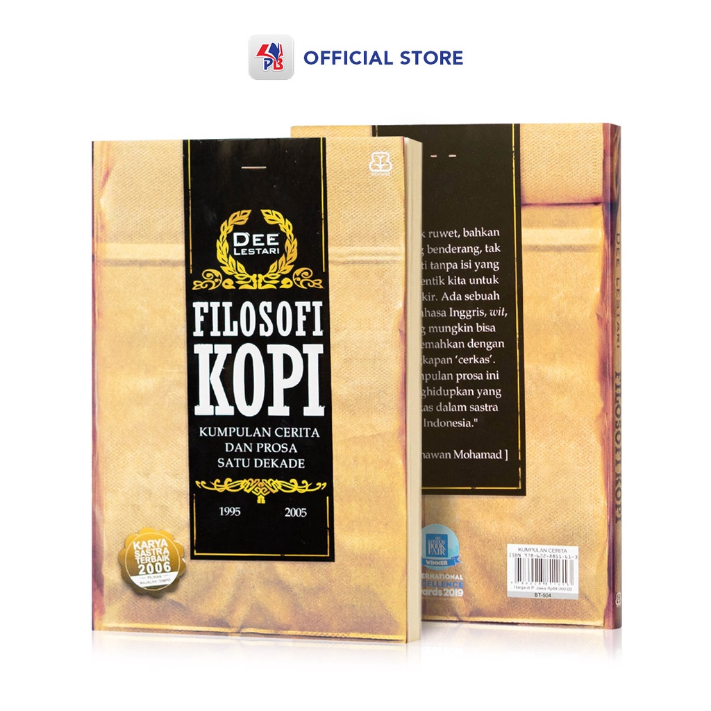 Jual Buku Novel Filosofi Kopi Kumpulan Cerita Dan Prosa Satu Dekade ...