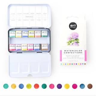 Jual Art Philosophy / Prima Marketing Watercolor Confetti 24 Colors Indonesia|Shopee Indonesia