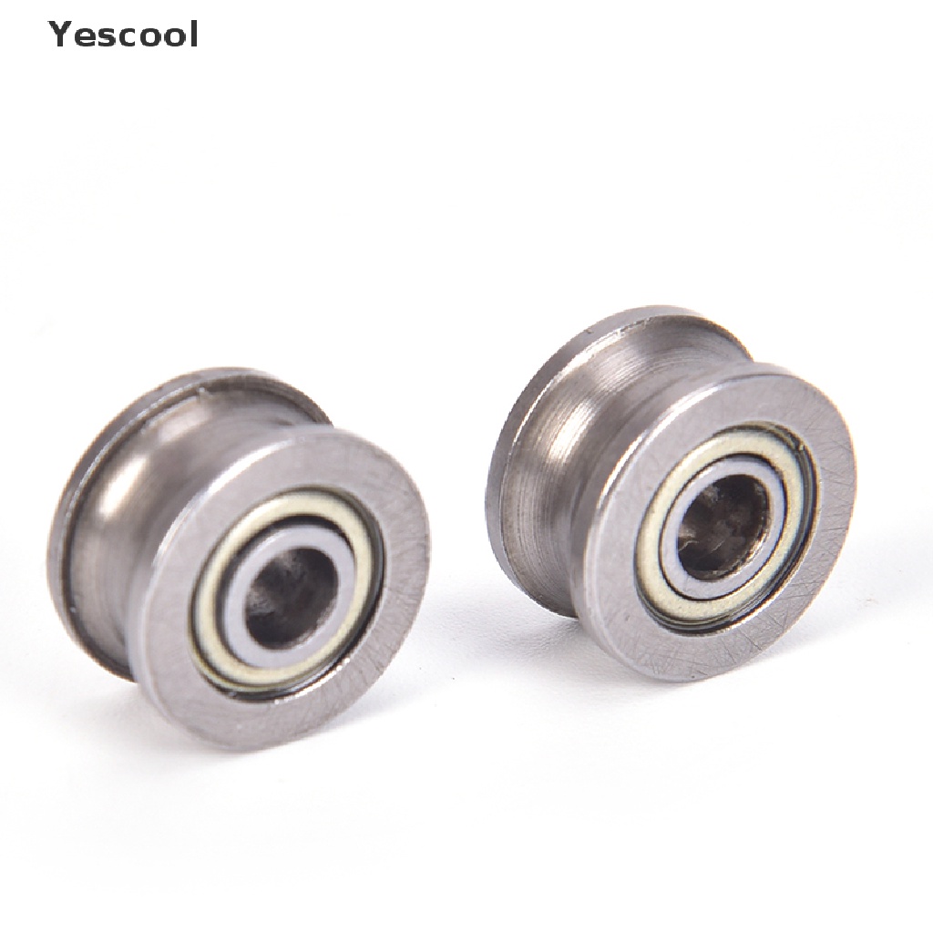 Yescool 10pcs U624ZZ bearing Bentuk U Ukuran 4x13 X 7mm Untuk Rel linear