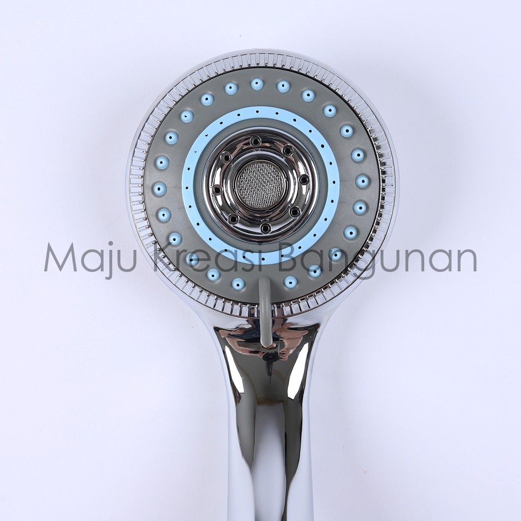 Hand Shower Soligen Chrome Tipe 150 Mandi Bulat Kepala Besar A150