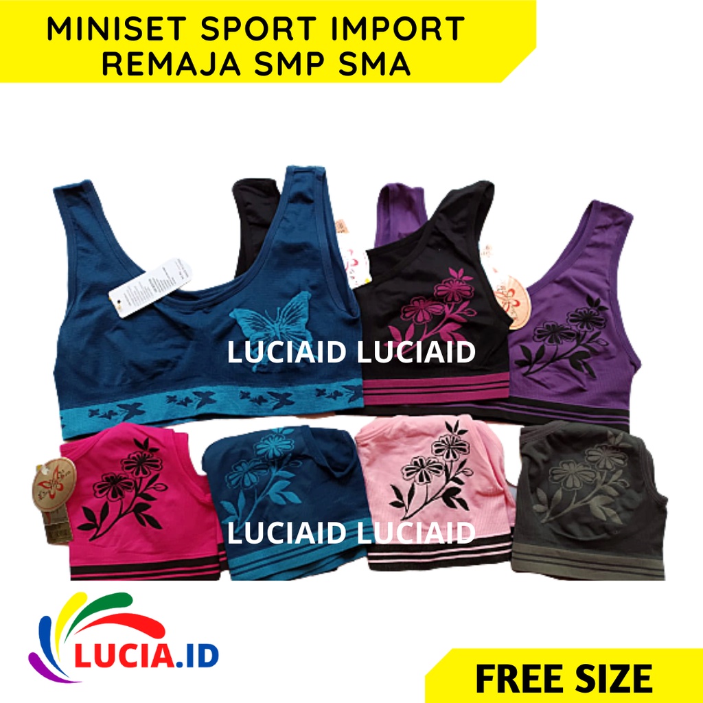 Miniset Anak Remaja Perempuan Import XISIMEI FEMA Rajut Bra BH ABG SD SMP SMA