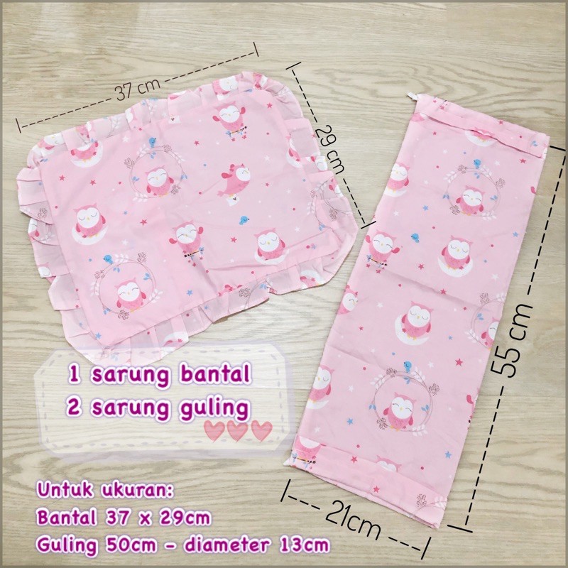 Mimirere Sarung Bantal Guling Bayi (HANYA SARUNG)