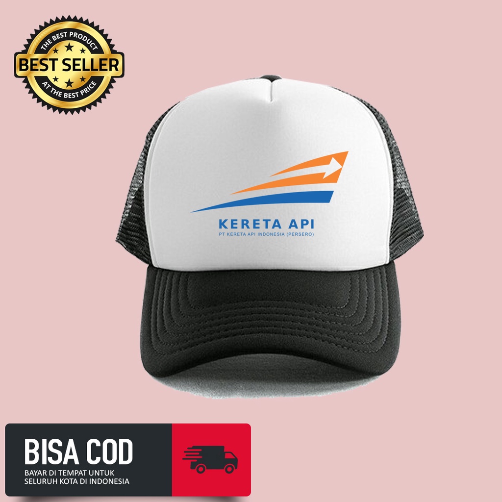 TOPI PT KAI KERETE API INDONESIA / TOPI JARING PT KAI KERETA API INDONESIA