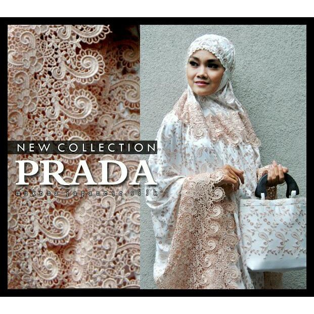 MICCI FASHION MUKENA DEWASA PREMIUM SUTRA PARIS PRADA BORDIR-MILO