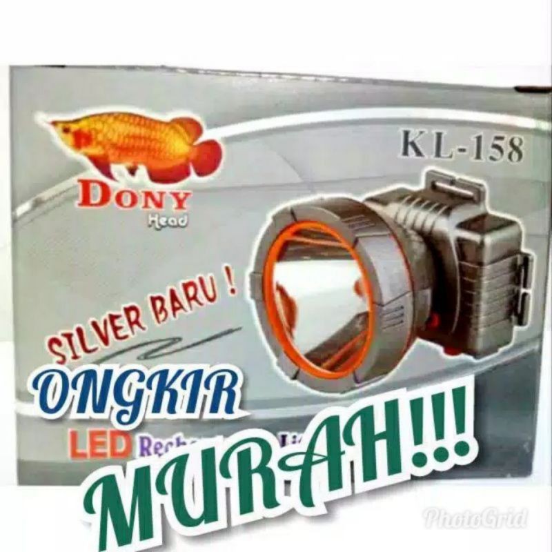 SENTER KEPALA/HEAD LAMP "DONY" KL-158 ORIGINAL