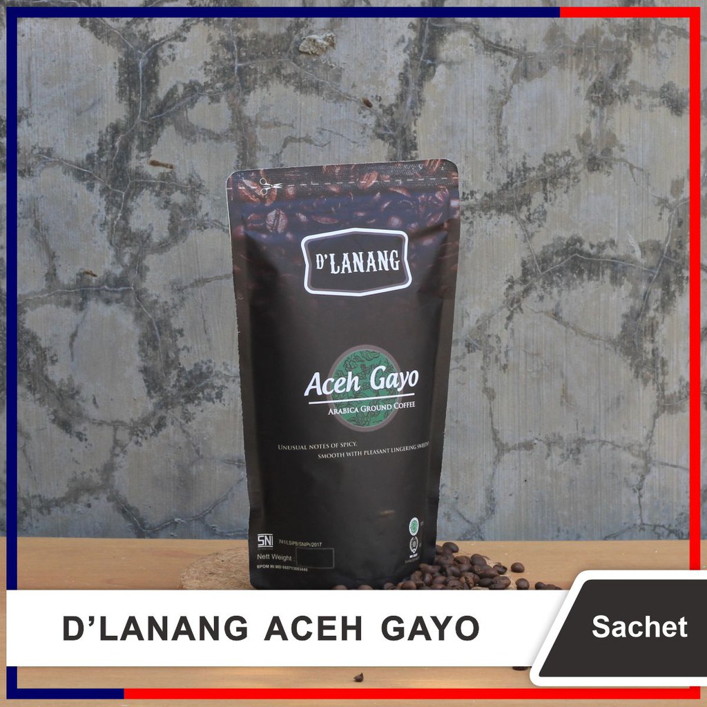 

Kopi Arabica Aceh Gayo 12x10gr ( Sachet ) D'lanang - Kopi Bubuk | BISA COD