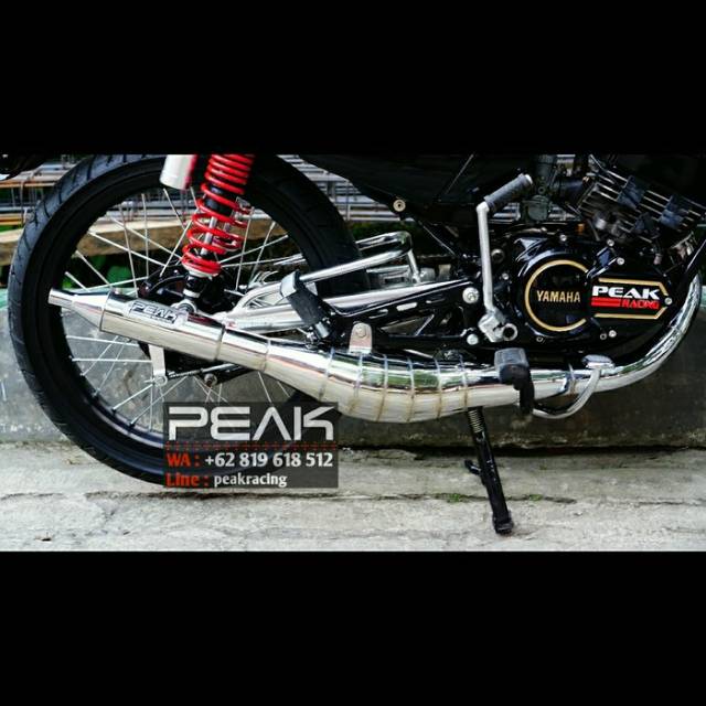 Knalpot Rx King Peak Samping BUKAN Kolong YRK114