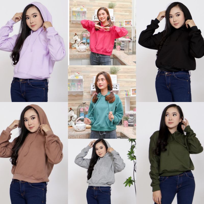 HODIE CROOPE OVERSIZE / SWEATER CROP TOPI naturally RS RS