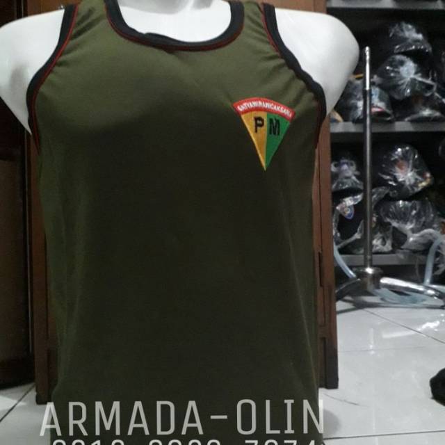kaos singlet pm / kaos singlet logo / kaos singlet army
