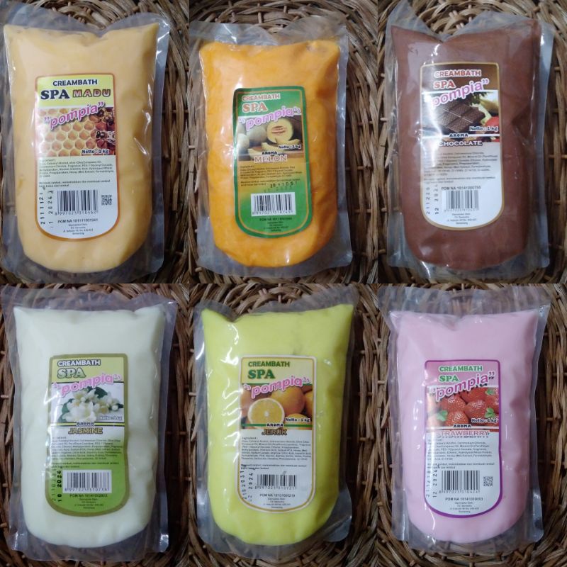 Crembath SPA Pompia 1kg - Perawatan Rambut Sehat Lembut