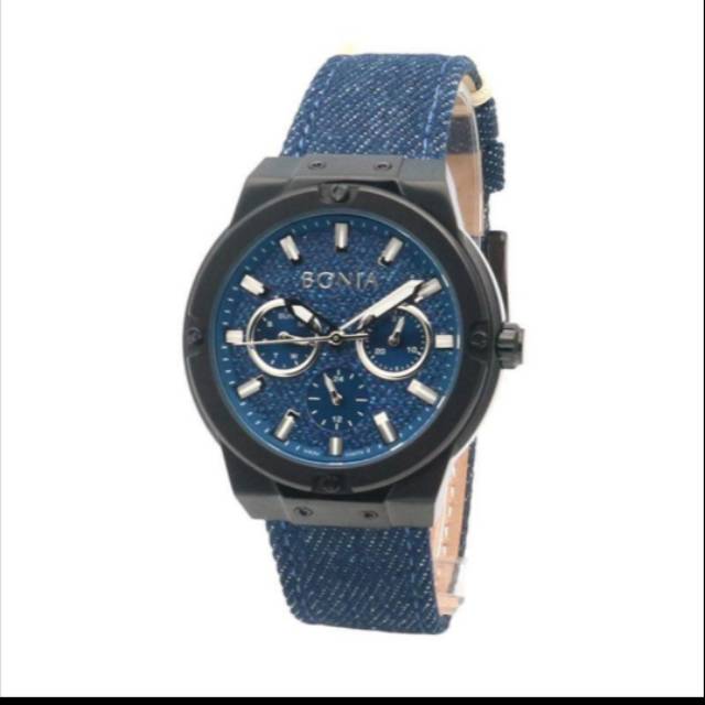 Jam Tangan Wanita Bonia BNB10473 Tali Jeans Original