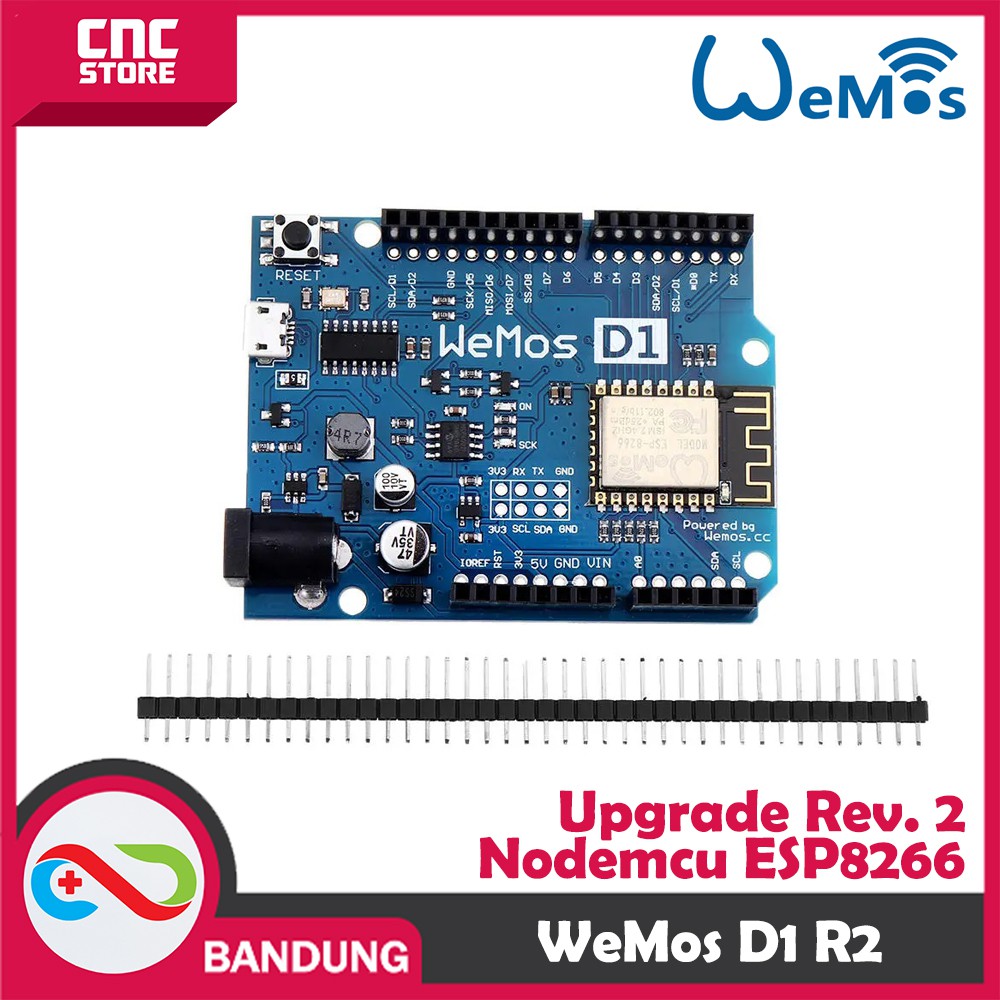 WEMOS D1 R2 WIFI ESP8266 UNO BASED BOARD DEVLOPMENT NODEMCU 4MB FLASH UPGRADE VERSION