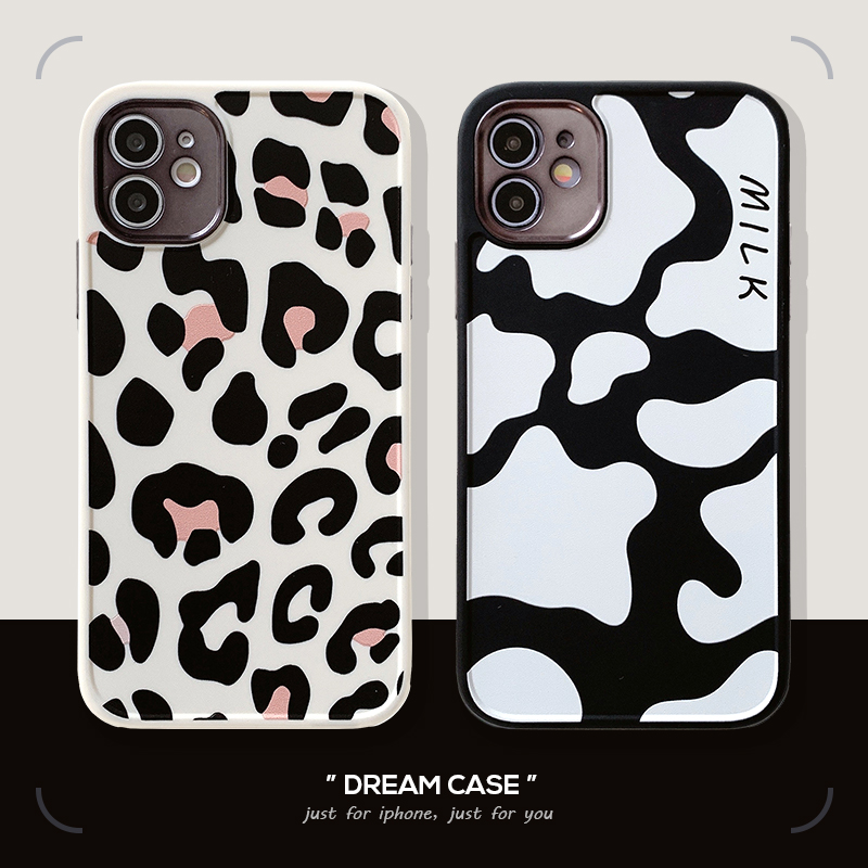 【Removable lens】 casing iphone Leopard print is suitable casing iphone for iPhone 12 pro max iPhone case 11 Pro Max soft case iPhone 7 8 Plus X Xr Xs XsMax se2020 soft shell