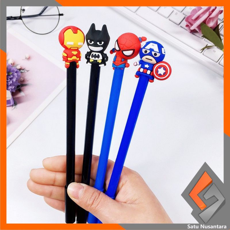 

Pena Hero / Pulpen Gel Karakter hero / Pen hero Alat Tulis Stationary Murah
