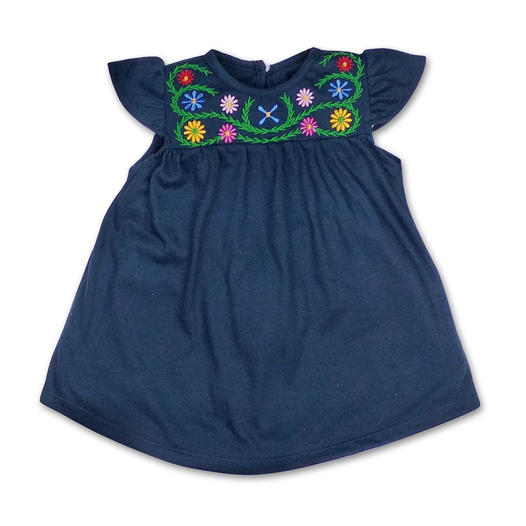 Bearhug Dress Anak Perempuan Emboridery XDD P1 Lengan Pendek 6-18M-5
