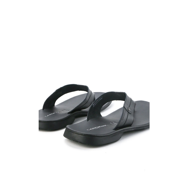 SANDAL JEPIT KULIT PRIA CARDINAL ORIGINAL CASUAL TERBARU HITAM CA07