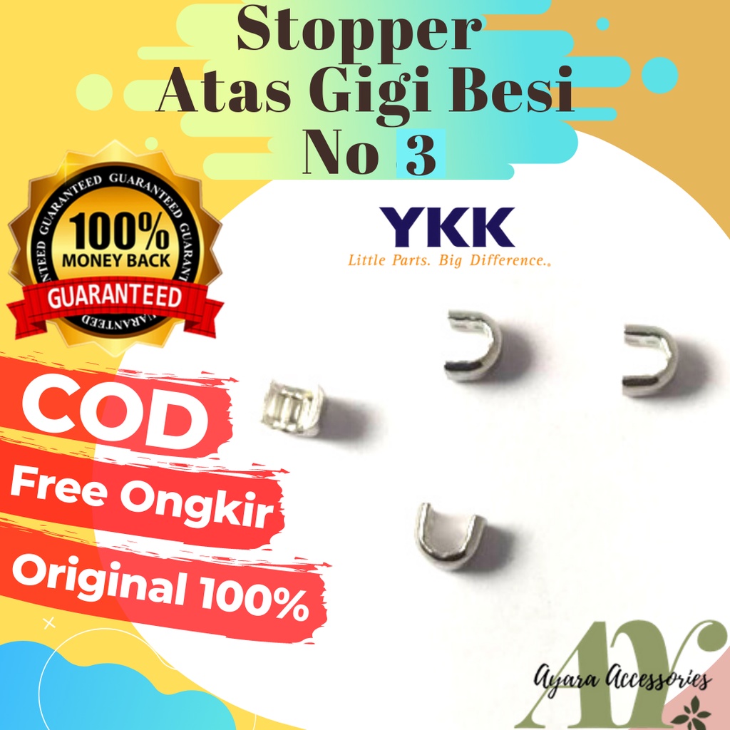 STOPPER ATAS RESLETING BESI SILVER NO 3 TERBAIK
