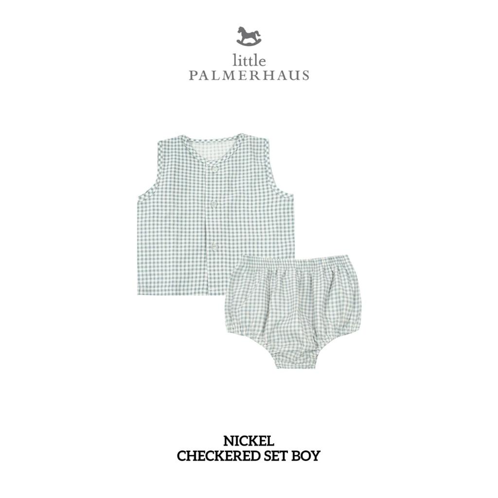 Palmerhaus Checkered Set BAby - Jumper Bayi 0-12 Bulan