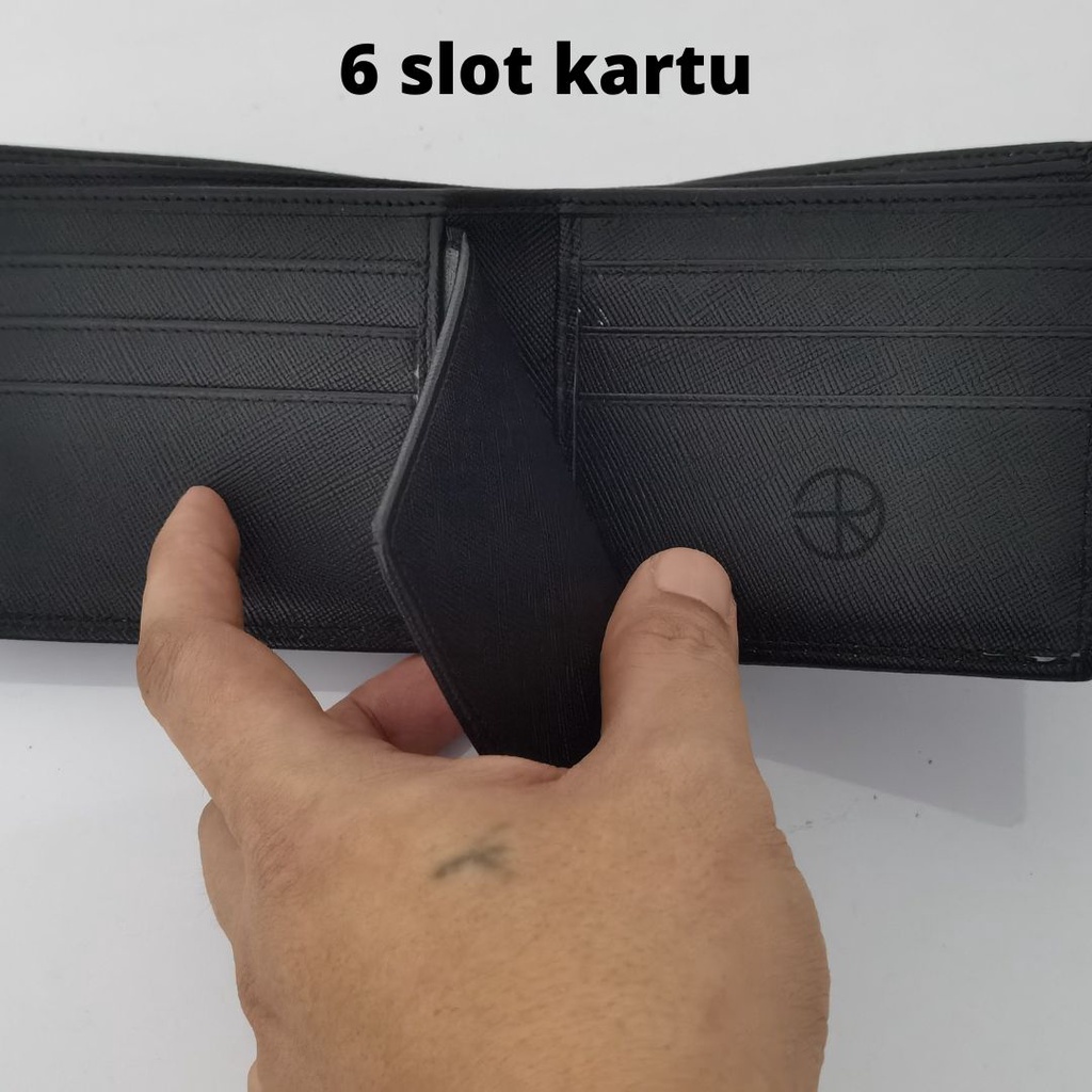 DOmpet polos kulit asli Pria Full kulit