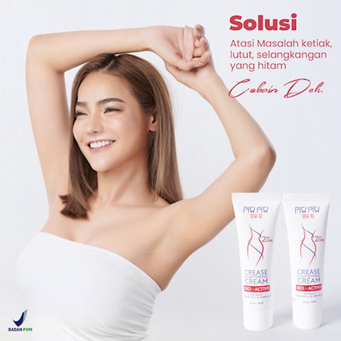 Piw Piw Lightening Cream &amp; Shin Khurim Pencerah Ketiak Dan Selangkangan Ampuh Permanen Original Bpom