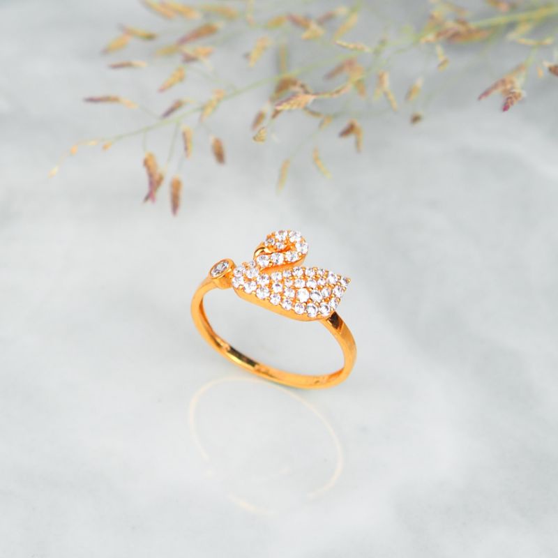 Cincin Emas Swans Cantik - Toko Emas Gadjah