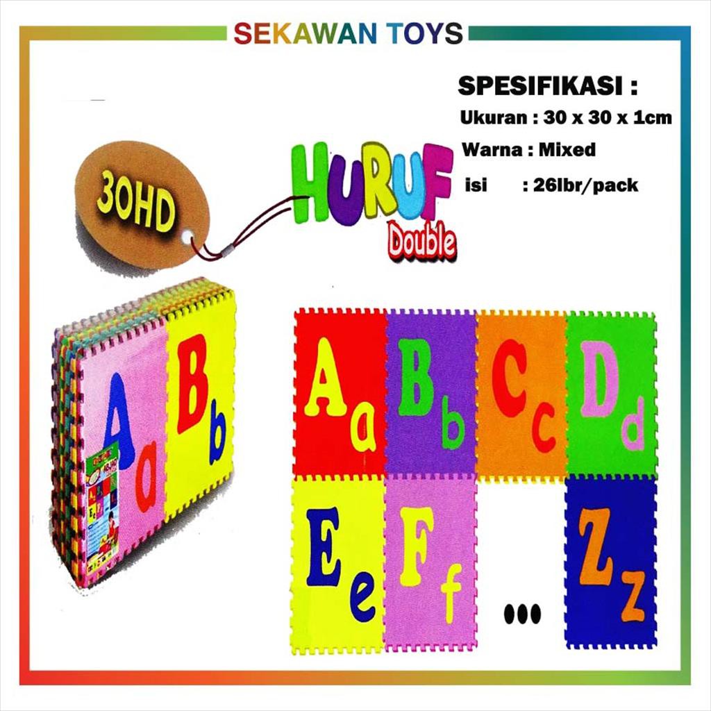 Sekawantoys Karpet Busa  Edumats Huruf Double Isi 26pcs TERMURAH!