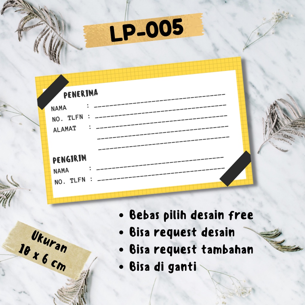 

CETAK LABEL PENGIRIMAN PAKET OLSHOP UMKM SMALL BUSINESS SIMPEL DAN JELAS TERMURAH