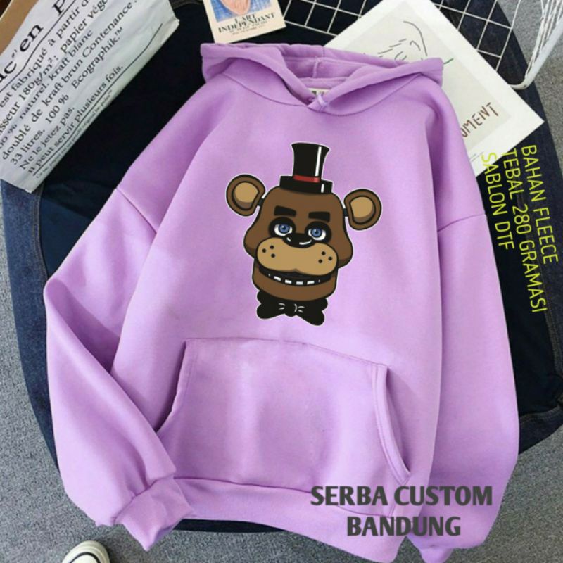 Hoodie Anak/Sweater Anak FNAF five nights at Freddy's Bahan tebal