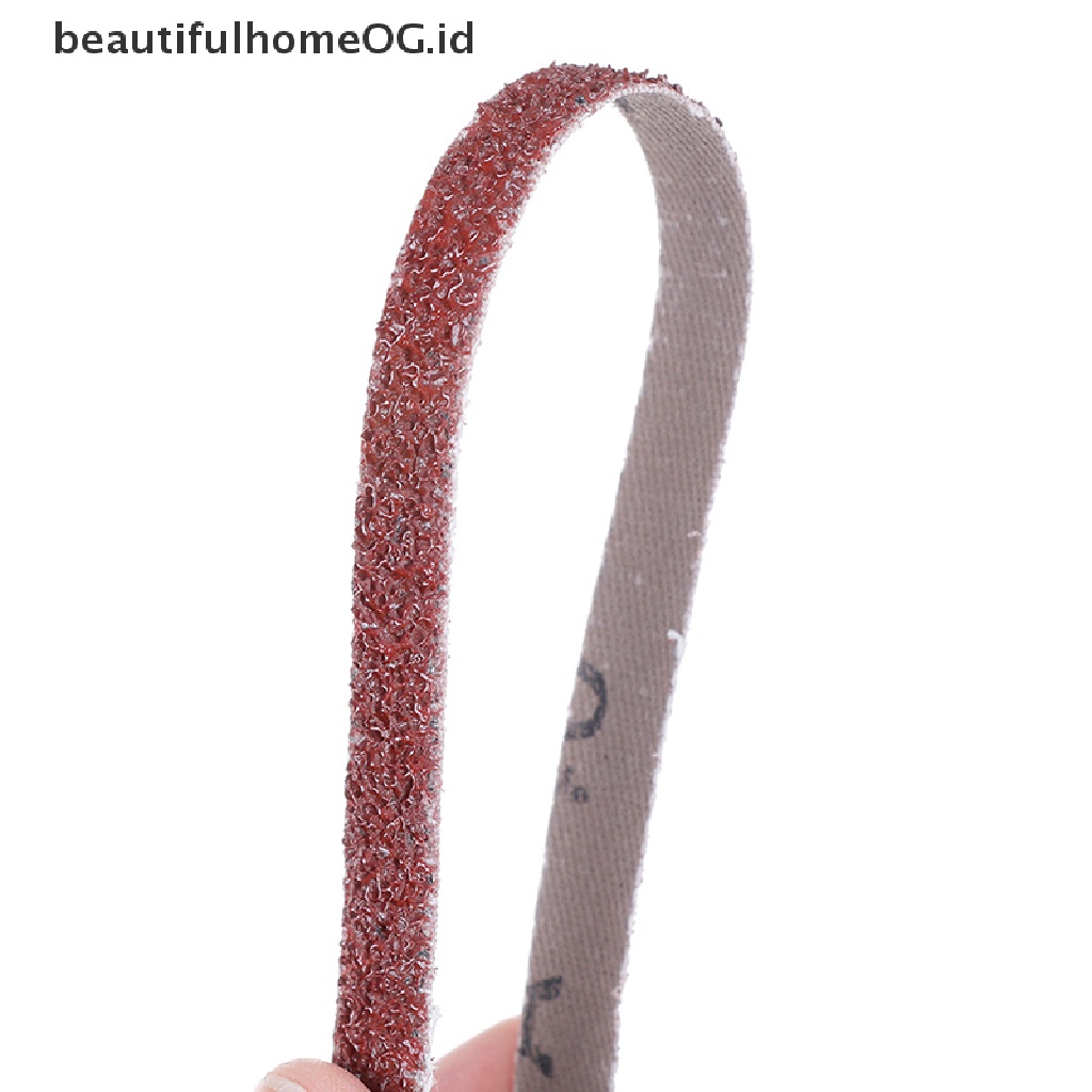 10pcs Sabuk Amplas 40,60,80,100,120,180,320 grit Untuk power tool