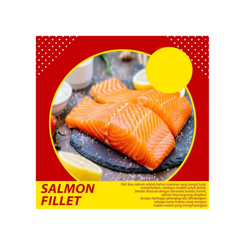 

SALMON FILLET FROZEN 200GR