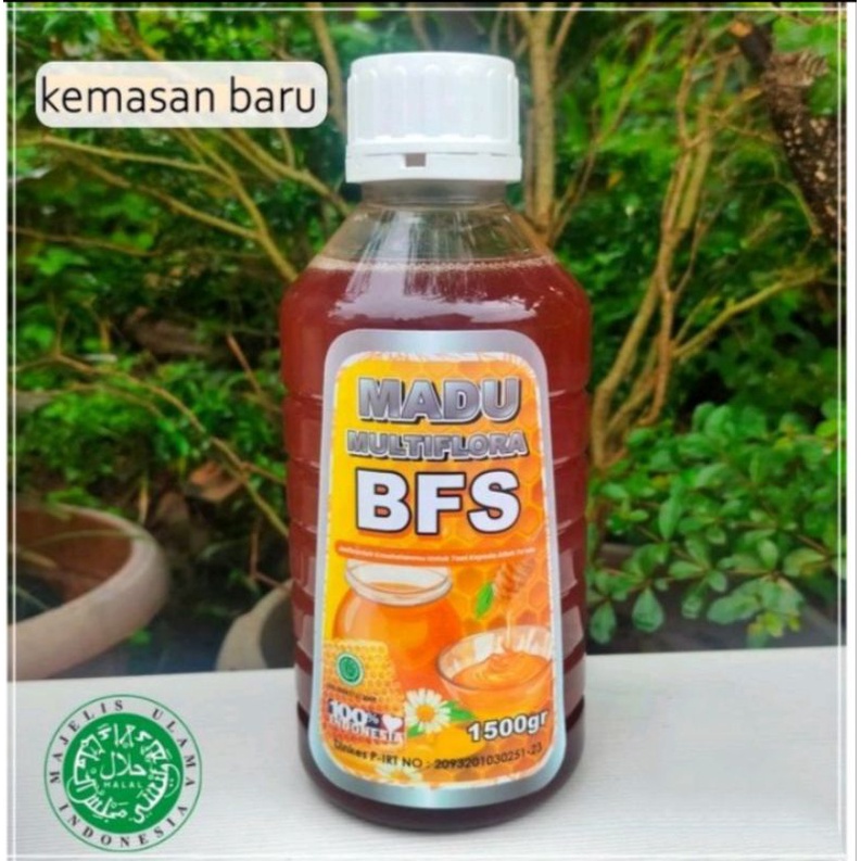 

Madu Murni Asli Multiflora BFS 1500gr suplemen harian kesehatan tubuh
