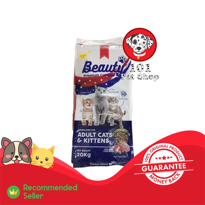 Makanan Kucing Beauty 20kg Adult &amp; Kitten kualitas Maxi Universal ( Ekspedisi )