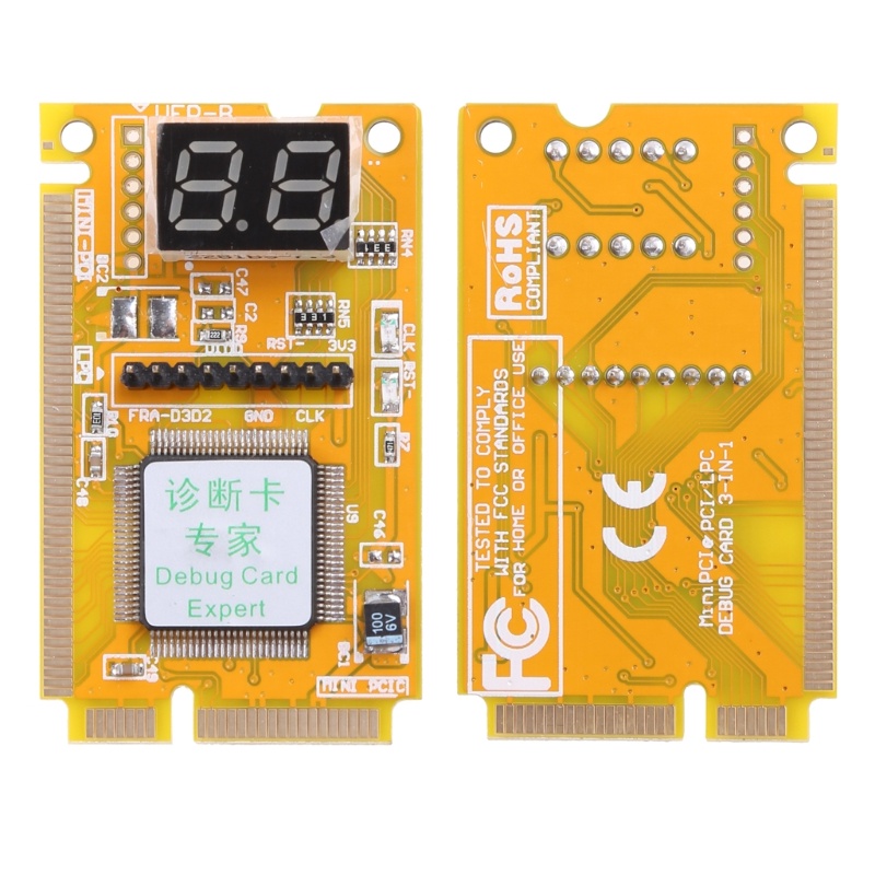 Btsg 4-Layers Desain PCB PCI PCI-E LPC PC Analyzer Diagnostik Post Card Notebook Fungsi Lebih Stabil Mudah Dioperasikan