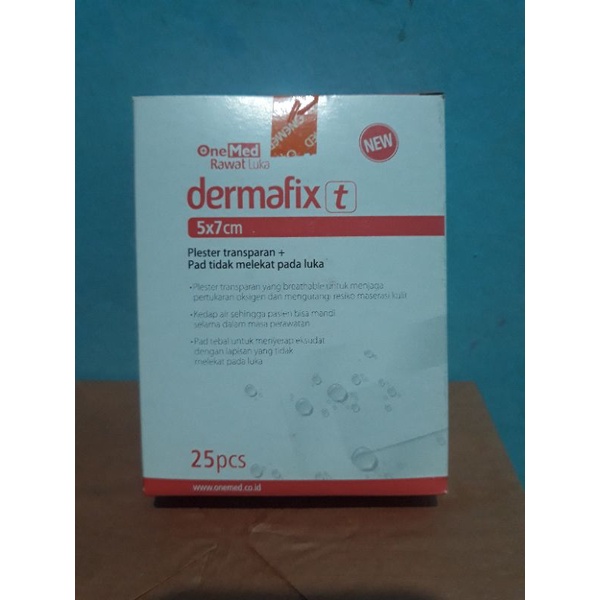 Dermafix 5x7cm / Dermafix t 5x7cm / Dermafix 5x27m / Plester luka anti air / Plestet luka transparan