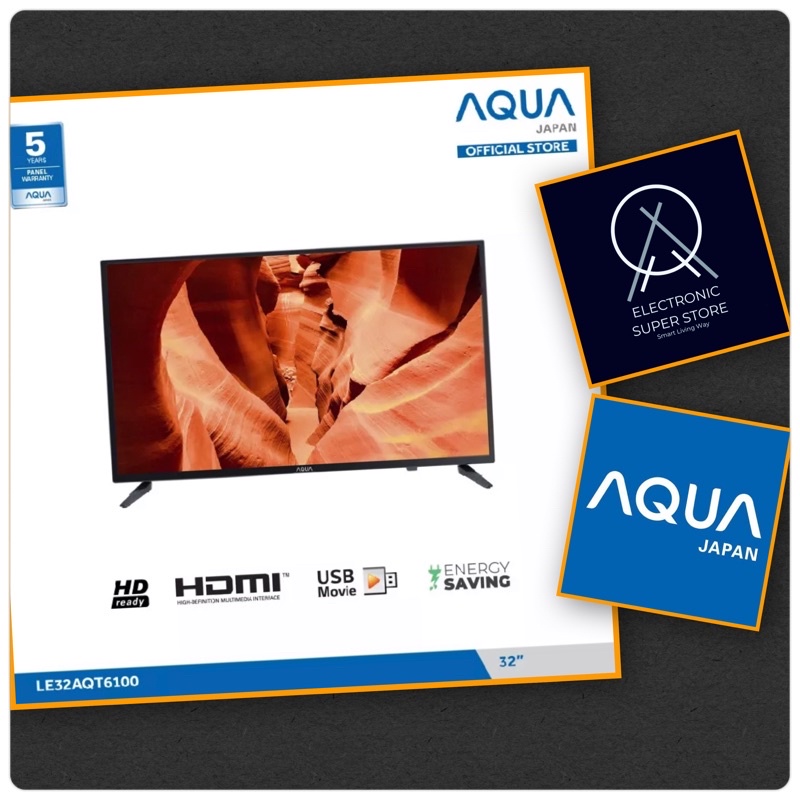 TV LED 32INCH AQUA LE32AQT6100 HDMI USB MOVIE