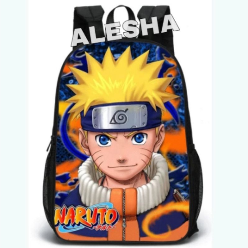 TAS NARUTO Tas Ransel Punggung Sekolah Anak Paud Playgroup TK SD Gambar Anime Naruto Boruto Cowok
